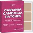 Garcinia Cambogia Patches (Paket von 60) - 100% natürliche Patch für Frauen und Männer - mit B12 & Kalium - Energie, Fokus & Körperunterstützung - verbesserte Formel