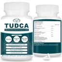 2200MG TUDCA-Ergänzungen - Gallensalz-Ergänzungskomplex für Leberentgiftung und -reinigung, Gallenblasenreinigung, Verdauungsgesundheit 60 Kapseln