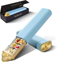 Premium Wöchentliche Pille Organizer, 7-Tage Kompakte Pille Case für Geldbeutel, Leichte Gold-Aluminium-Säule Box für Vitamine, Medizin, Beilagen, Luxus-Wellness-Geschenk