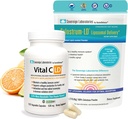 Immunität und Gut Health Bundle - 34 Tage Lieferung von Colostrum-LD und 60 Tage Versorgung von Vital C. mit Rosinen und Bioflavonoiden.
