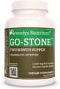 Remedy’s Nutrition Go StoneTM Kidney & Gallbladder | 1.000 mg, 60 Vegan Kapseln pflanzliche Nahrungsergänzung | Zwei Monate Versorgung