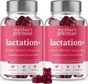Mutter's Promise Lactation Supplement Gummie für Brustmilchproduktion erhöhen | Postnatal Lactation Unterstützung für Stillen, Pflege & Lactating mit Fenugreek, Moringa & Milk Thistle | 2 Pack