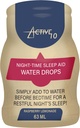 La nuit Aide au sommeil gouttes d'eau, amélioration et apaisant pour les nuits reposantes - Jus de cerise, ingrédients naturels - 2,13 Fl Oz