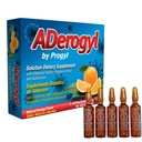 Orale flüssige Vitamine mit A, C, D, E, Zink, Bienenhonig, Propolis und Botanische Extrakte - Natürliche Orange Geschmack - 5 Immununterstützung Ergänzung Ampullen (0,85 fl oz / 25 ml)