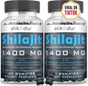 84.000 MG Organic Shilajit Gummis mit 85+ Trace Minerals, Fulvic Acid, Shilajit für Herren & Frauen, Energie & Immununterstützung, High Potency Gold Grade, Sugar-Free, Vegan, 100% natürliche 120 Gummis