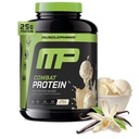 MusclePharm Combat Protein Powder, Vanilla Flavor, Fuels Muscles for Productive Workouts, 5 Proteinquellen einschließlich Whey Protein Isolate & Egg Albumin, Gluten Free, 4 lb, 52 Portionen