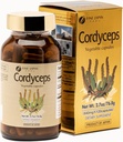 FINE JAPAN Cordyceps Mushroom Capsules - Premium Cordyceps Militaris und Sinensis Extrakt für optimale Gesundheit Vorteile, 100% Authentic Cordyceps in Easy-to-Swallow Capsules