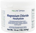 1 Pfund Magnesium Chloride Hexahydrat | Pharmazeutische Qualität Zutaten | Kristallpulver | Pure Ph. EUR., BP, USP, 100% | Heiltropfen®