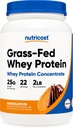 Nutricost Grass-Fed Whey Protein Konzentrat (Chocolate Peanut Butter) 2LBS - Post Workout Powder Supplement, Non-GMO