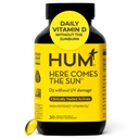 HUM Hier kommt die Sun Immun Support Supplement mit Vitamin D Ergänzungen für Frauen und Männer für ein gesundes Immunsystem, D3 Vitamin unterstützt Knochengesundheit, 30 Kapseln