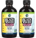 Erstaunliche Kräuter Premium Schwarzes Samenöl - Glutenfrei, Non GMO, kalt gepresst Nigella Sativa Aids in Verdauungsmedizin, Immununterstützung, Gehirnfunktion - 8 Fl Oz (Pack von 2)
