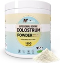 Liposomal Bovine Colostrum Powder - Pure Bovine Colostrum für Menschen - Gras Fed Colostrum Supplement für Gut-Unterstützung, Immun-Gesundheit und Haarwachstum-6.35 oz