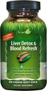 Irwin Naturals Détox du foie et rafraîchissement du sang - 60 softgels liquides - Support du foie et antioxydant