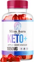 Slim Aura Keto ACV Gummies - Offizielle Slim Aura Keto Plus Apfelessig 1050MG Advanced Formula Gummys, All Natural Premium Formula, Slimaura Gomitas Bewertungen, 60 Gummies für 1 Monat