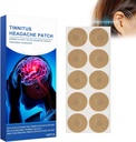 Tinnitus Patches, 10 PCs Ohr Patches für Tinnitus, Ohr Schmerzaufnäher, Hörgeräte, Itchy Ears/Non-Woven Stoffaufnäher (10PCS)