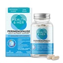 Health & Her Perimenopause Supplement für Frauen – The UK’s No.1 Perimenopause Supplement - Multi-Nutrient Wohlbefinden Unterstützung für Early Stage of Menopause, Vegan, Gluten-Free, Non GMO (60 ct - 1 Monat)