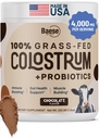 Bio Schokolade 4000mg Gras Fed Bovine Colostrum Powder + Probiotics Colostrum Supplement für Kinder & Erwachsene mit Immunoglobulinen (220.98 Gramm)