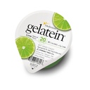 Gelatein Lime: 20 Gramm Protein. Zuckerfrei. Ideal für klare flüssige Ernährung, Schluckschwierigkeiten, Bariatrie, Dialyse und Onkologie. Tolle Vor- oder Nacharbeit Snack. (12 Pack)