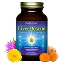 HealthForce SuperFoods Liver Rescue - Natürliche Leberreiniger - mit Milch Thistle & Dandelion Root - Glutenfrei & Vegan - 120 Kapseln