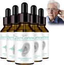 Tinnitus Relief für Ringen Ohren, Zencortex Cortex Ohr Tropfen, Zencortex für Tinnitus, Hilft mit Eardrum Gesundheit, fördert Auditory Clarity, Flasche für 30 Tage (5 Pack)