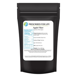 Verfasst für das Leben Apple Fiber Powder, natürliche Apple Pektin Fiber Supplement für Verdauungsgesundheit, Vegan, Non GMO, Glutenfrei (12oz / 340g)