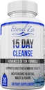 Eternal Zen 15 Tage Colon Cleanser Detox mit extra Stärke Kräuter, Senna ist ein schnell wirkendes natürliches Laxativ für Verstopfung Relief - Ganze Körperreinigung - 30 Kapseln