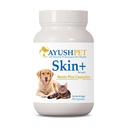 Ayush Pet Neem Plus - Neem Ergänzung für Hunde, Haut und Mantel Unterstützung für Haustiere mit juckender Haut, Kräuterkapseln mit Triphala und Neem für Gut und Immune Gesundheit - 90 Kapseln