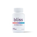 Bliss Kräuter Stress Support – Adaptogene Tabletten mit Ashwagandha, Rhodiola & L-Theanin – Fördert Beruhigung, Mood Balance & Mental Clarity – Vegan & Gluten-Free – 60 Tabletten