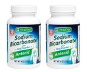 De La Cruz Reines Natriumbicarbonat-Pulver – Backen Soda & Backpulver Aluminium freie Antacid für Sodbrennen & Verdauung – Verpackt in den USA - 4 OZ (2 Flaschen)