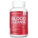 Health Plus Blood Cleanse - Nahrungsergänzung - Glutenfrei, Natürliche pflanzliche Inhaltsstoffe (90 Kapseln, 45 Portionen)