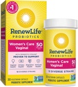 Renew Life Women's Probiotic Capsules, 50 Billion CFU Garantiert, Unterstützt pH Balance, Vaginal, Urinary, Verdauungs- und Immungesundheit(2), L. Rhamnosus GG, Dairy, Soy und Glutenfrei, 30 Count