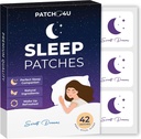 Schlafaufnäher für Erwachsene Extrastärke | Easy-to-Apply Sleep Patch mit Melatonin & Valerian | Relax & Wake Up Refreshed | Long-Lasting Night Comfort für Herren & Frauen | 42 Aufnäher