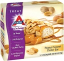 Atkins Peanut Caramel Cluster Bar, Dessert Favorit, High in Fiber, 3g Net Carb, 1g Zucker