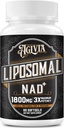 1800 MG Liposomal NAD Ergänzung, NAD+ Ergänzung Ähnlich wie Nicotinamid Riboside, 98% Pure NAD Plus Ergänzung für Energie Booster & Cellular Reparatur für Männer & Frauen, Non-GMO, 60 Softgels