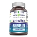 Erstaunliche Formeln Citicoline 250 mg | Kapseln Ergänzung | Non-GMO | Gluten Free | Made in USA (120 Count)