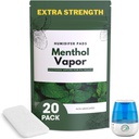 Extra Strength [20 Pack] Menthol Eucalyptus Humidifier Pads - Universal Vapor Pads für alle Vks, Crane, Andere Modelle - Vapopads Ersatz - Natürliche wasserlose Vaporizer Pads - Kalt/Flu Symptome