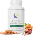 Folium Immun Entzündungsergänzung und Pine Teile, GrapeSeed, Ginger, Turmeric, Green Tea, White Pepper & Pomegranate Extrakte