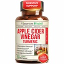Bio Apfel Apfel Apfelessig mit Kurkuma Ergänzung & Ginger für Verdauungs-Gesundheit, Stoffwechsel, Energie & Joint Support - Organic Turmeric & Apple Cider Essig Kapseln. 60 Vegan Non-GMO Caps