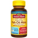Nature Made Extra Strength Burp Weniger Fischöl Omega-3-Ergänzungen 1400 mg Minis, Omega-3-Fischöl als Ethylester für gesunde Herz-Hirn-Augen Unterstützung, 60 Softgels, 30-Tage-Versorgung