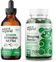 Wild & Organic Sting Nettle Root Tinte 4 fl oz & Sting Nettle Root Gummis