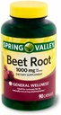 Spring Health Valley Beet Root Nahrungsergänzung, 1000 mg, 90 Count + Ihr Vitamin Guide©