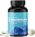 Quitmood Triple Magnesium Complex | 300mg Magnesium Glycinat, Malat, & Citrat für Muskeln, Nerven, & Energie | Hohe Absorption | Vegan, Non-GMO | 90 Kapseln