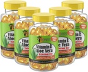 Sonnenschein Natürliche Vitamin E und Aloe Vera Moisturizer. Hydrating Formel für trockene Haut, beruhigendes Relief, Nourishment und Hautelastizität. Fördert weiche und gesunde Haut. 60 Vials. Pack von 5