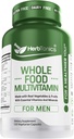 Ganzes Essen Multivitamin für Frauen und Männer mit Superfood aus ganzer Lebensmittelmärkte | Real Raw Veggies, Früchte, Vitamin E, A, B Complex | Vegan Non-GMO 120 Vegetarische Kapseln (Men)