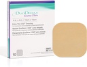 ConvaTec DuoDERM Extra Thin Control Gel Formel 4"x4" Hydrokolloid Sterile Adhesive Dressing für oberflächliche Wunden, niedrige Reibung, Latex-frei, wasserdicht, Quadrat, Beige, 10ct Box