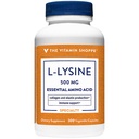 Der Vitamin Shoppe L-Lysine 500MG Einmal täglich (300 Kapseln)