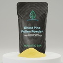 Holistic Bin Ghost Pine Pollen Powder - Wild Harvested, Golden California Pine Pollen | Non GMO, No Additives | Pure Pollen Supplement from The Ghost Pine Tree, 20 g