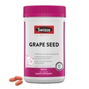 Swisse Grape Seed Extrakt Kapseln Antioxidans Kräuterergänzung | Grapeseed Polyphenole Ergänzung + Antioxidans Vitamin C | Fördert Hautgesundheit & Collagen Produktion | 300 Tabletten
