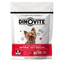 Dinovit 3 in 1 Probiotikum für kleine Hunde, Skin & Coat, Verdauungshilfe, Hundefutter Toppers, Immununterstützung, Allergy Relief & Itch Relief Hautpflege, 30 Servietten (1-18lb)