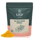 Lily of the Valley Sea Buckthorn Powder - Rhamnus Cathartica - No Added Sugar - Tart Berry Taste - Vegan & Glutenfrei - Verpackt in wiederverschließbare Tasche (4oz, 113g)